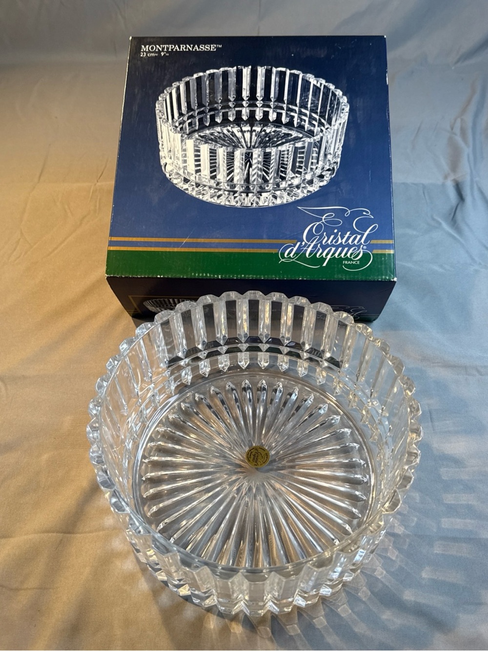 Cristal d’arques Clear Crystal Serving Bowl